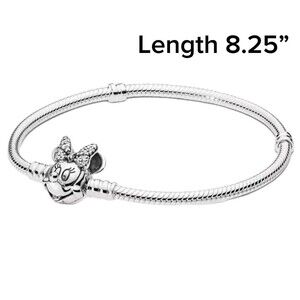 Snake Charm Bracelet 8.25” | 925 Silver | Brand New